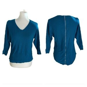 Express zipper back sweater